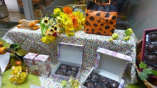 ハロウィンの飾り付け