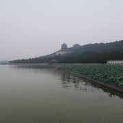 頤和園の南に広がる大きな湖