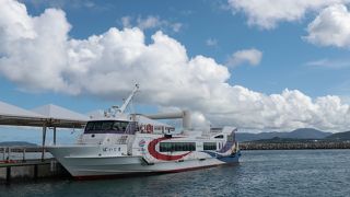 石垣港との間は約１５分