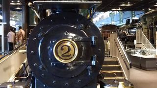 日本最初の電車が多くて歴史的価値が高い