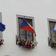 ＥＵ、チェコ、チェスキーの旗