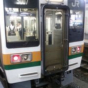 豊橋19時42分発普通列車中部天竜行きは４両編成での運転です