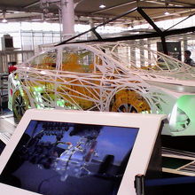 新車のコンセプトモデルなども色々展示されています