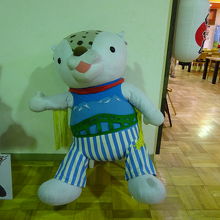 目立たない所に「あさっぴー」が