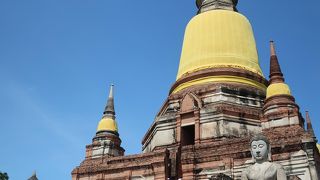 仏塔は修復中でした（2017/8）