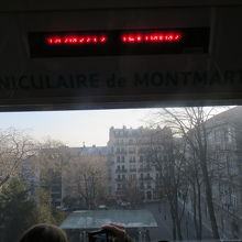 ケーブルカーからの眺め