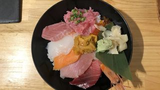海鮮丼が豪華