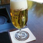サッポロビール園でしか飲めないビール「サッポロファイブスター」
