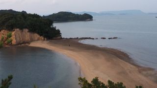 干潮の時だけ現れる天使の散歩道