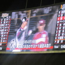 大型ビジョンの様子