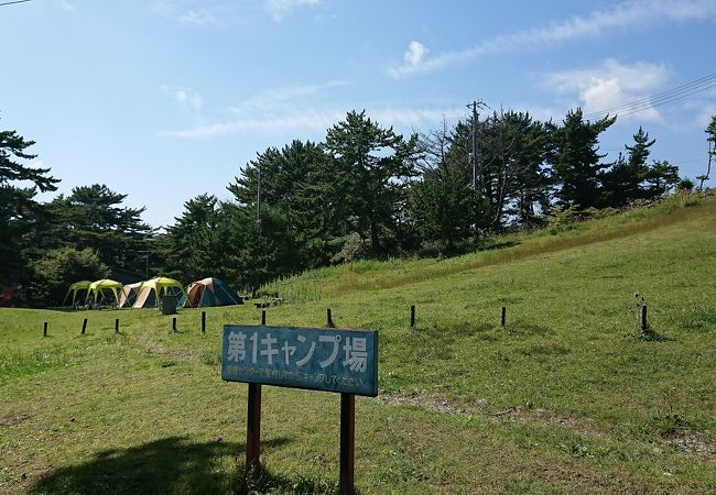 海が見えるキャンプ場