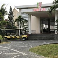 移動用のカート。チェックイン、チェックアウトの時に利用。