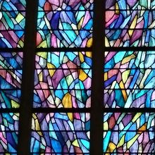 美しいステンドグラスの模様