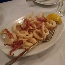 カラマリのプレート