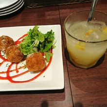 ライスコロッケもサクサク