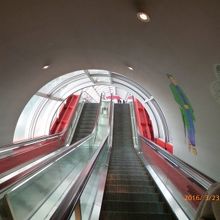 まさにタイムトンネルのイメージでしょうね。長い・・・。