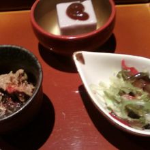 お豆腐がおいしい。