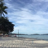 目の前のビーチ