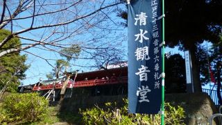 上野「清水観音堂」　京都清水寺に模したつくり？