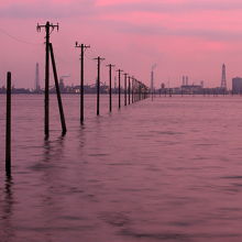 夕刻の江川海岸