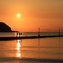 夕日が最高