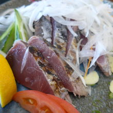 鰹のたたきです