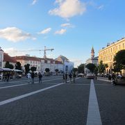 ビリニュス旧市街中心にある広場