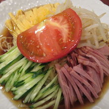 冷やし中華を食べました