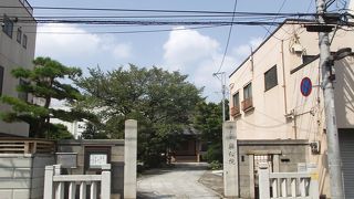 初代 松本幸四郎の墓などがある寺院です