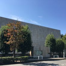 美術館通りから