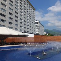 レストラン前から。