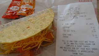 Crunchy Tacoが一番お勧めです!