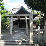 御香宮神社境内に鎮座の天満宮