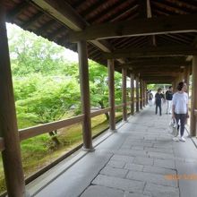 急な上り回廊を昇って行きます。