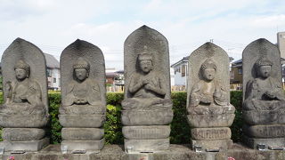 密教の仏という五智如来石像
