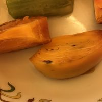 熟れた柿がありました。甘くて美味しかった(^.^)