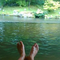 温泉露天風呂は、1ヵ所だけだが良質温泉ですよ。