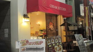 ケーキがおいしいです