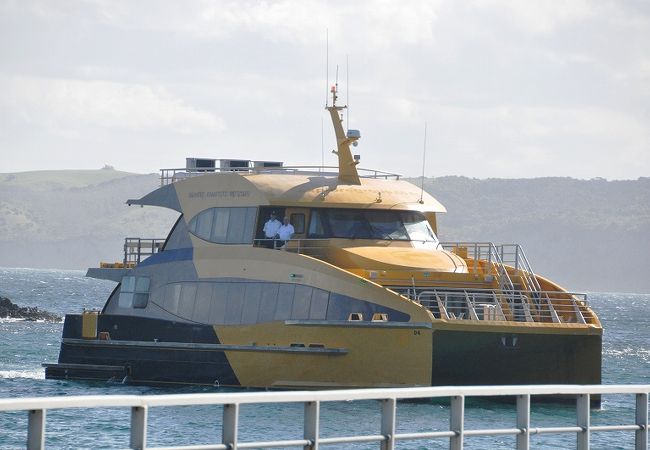 ティリティリマタンギ島や東部のコロマンデル半島を結ぶ航路を持っている