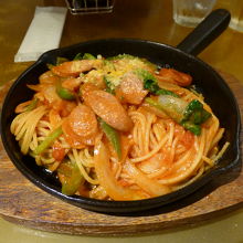 大宮野菜たっぷりのナポリタン