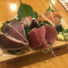 刺身の盛り合わせ