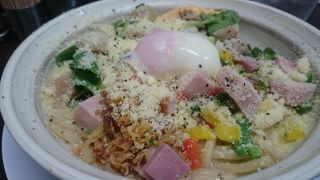 ラーメンなのにカルボナーラならここ 丸直