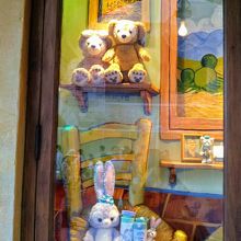 ゴッホの絵をパロディにしたディスプレーが楽しい