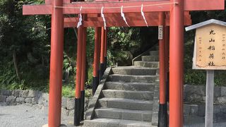 赤い鳥居が連なる