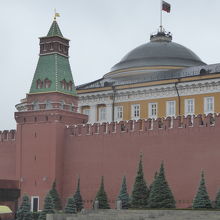 赤の広場から見る城壁と望楼