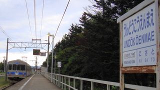 弘南鉄道の運動公園前駅があります