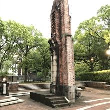 浦上天主堂遺壁。