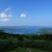 大島海峡がよく見える