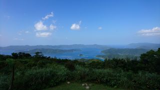 大島海峡がよく見える