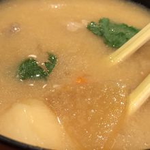 大好きな豚汁です